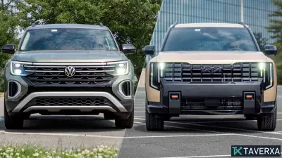 Volkswagen Atlas vs. Kia Telluride: Které středně velké SUV se třemi řadami sedadel je ideálním rodinným vozem?